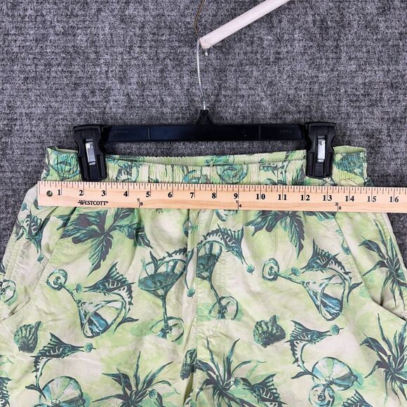 Columbia Swim Shorts Mens Small Green Super Backcast Water Lined Pockets Hybrid - Picture 8 of 11